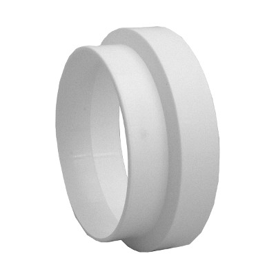 Upmann Übergangsstück von HT-o. KG Rohr auf Lüftungsrohr weiß