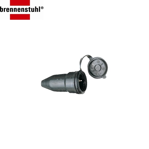 BS protective contact rubber coupling 230 V/16A IP 44