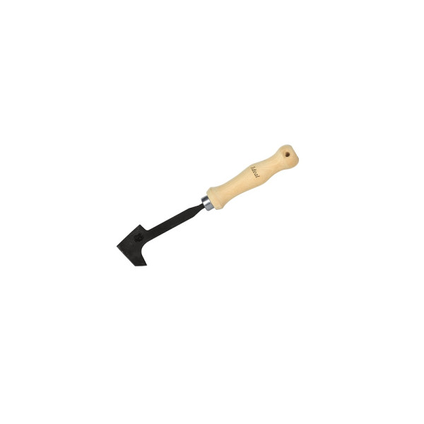 Ideal joint scraper, sharp edge. 15.5 cm beech handle, hand-hardened