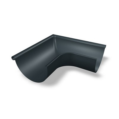 PREFA gutter angle 28 P.10 anthracite outside