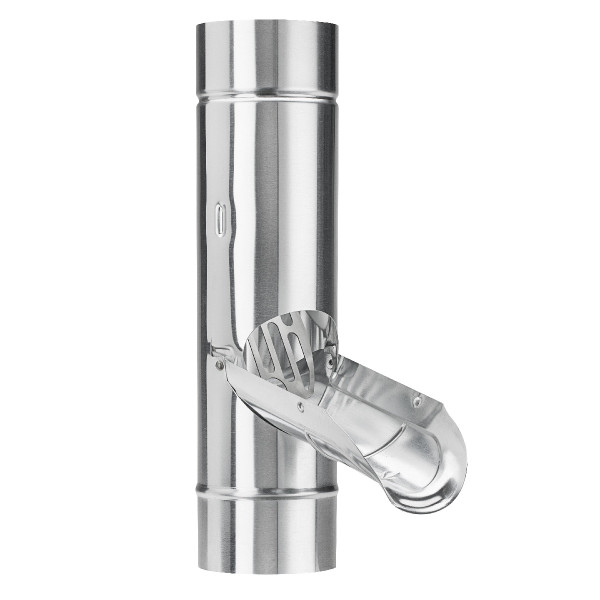 Grömo ZN-Regenwasserklappe DN120 mit Edelstahlsieb V2A