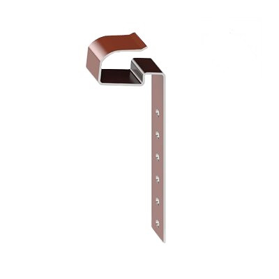 FOS Firstklammer ALU 470/118 rot f. Erlus Firstziegel Nr.18/21