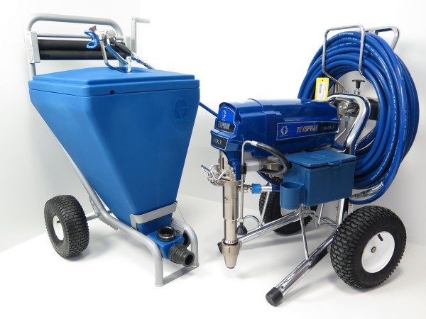 GRACO Mark Max VII Procontractor inkl. Sackpresse + Materialbehäl. Hopper