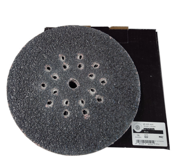 MENZER Klett-Schleifscheibe Ø 225mm 19-L K16 Siliciumcarbid - 231761016