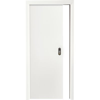 HHZ sliding door white RSP-blunt 735x2110mm with groove