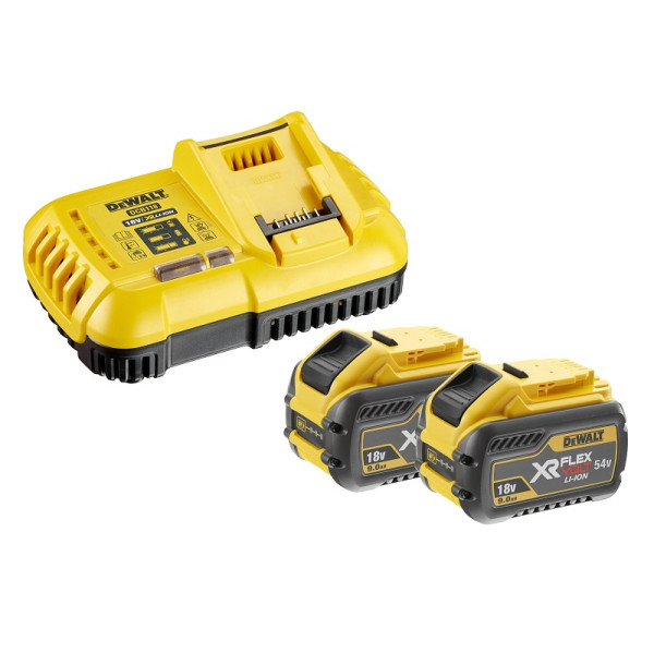 SBD Starter-Set FlexVolt 2x Akku 9,0 Ah m. DCB 118 - DCB118X2-QW