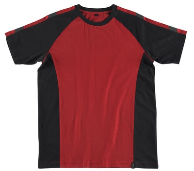 MASCOT® Potsdam T-shirt rot/schwarz Gr.M