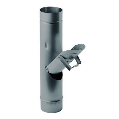 Ned Zink Nova vorpatiniert Regenwasserklappe m. Sieb 80mm