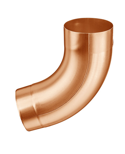 Grömo CU drain pipe bend with inlet DN120 72°