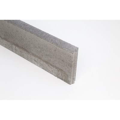 GDM EINFASSUNGSSTEIN nativo Grau B/H/L: 5/25/100cm rund mit Nut und Feder