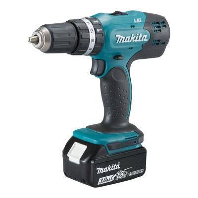 Makita Akku-Schlagbohrschrauber 18V DHP453RFE 2 x 3.0Ah Akku u. Ladegerät