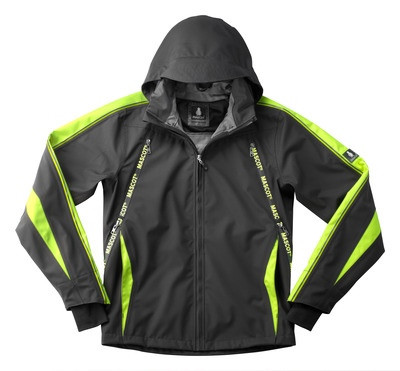 MASCOT® Gandia Jacke schwarz/hi-vis gelb Gr.M