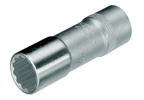 Steckschlüsseleinsatz D 19 L 1/2 Zoll 12-kant SW 12mm L.77mm GEDORE
