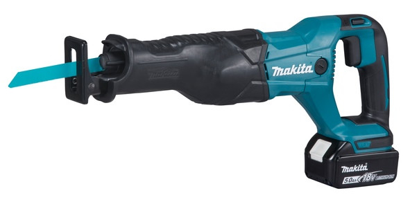 Makita Akku-Reciprosäge 18.0V/5.0Ah DJR186RT - 1 Akku u. Ladegerät u. Koffer