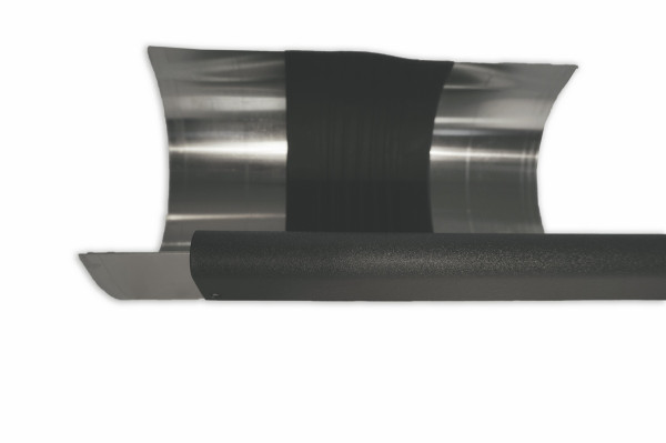 Haushaut Rinnendila halbrund 333 inkl. Wulstblende Anthrazit Pearls