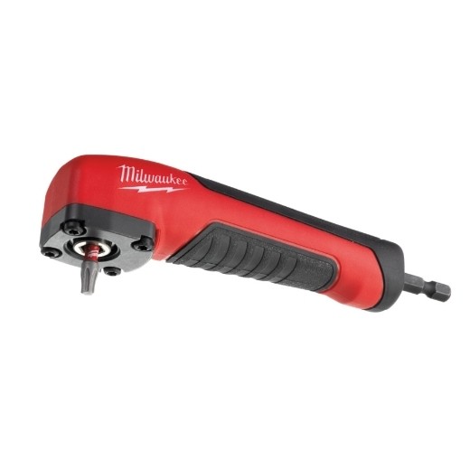 Milwaukee Shockwave angle screw attachment RAA ""1/4"""" holder including 10 bits""