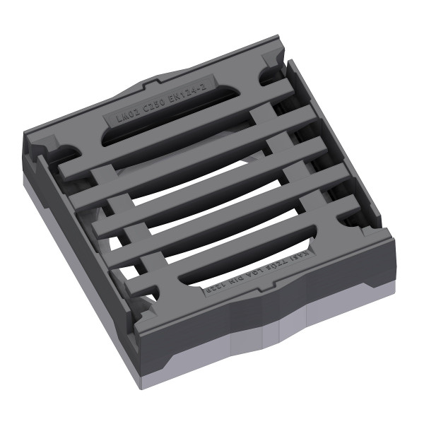 Aufsatz 500x500mm Kl. C250 SW 36mm Beton-Guss Pultform mit Einlage