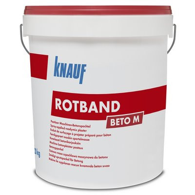 Knauf Rotband Beto M Eimer 20kg pastöser Betonspachtel