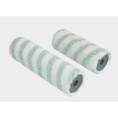 Nespoli Exquisit-Walze Jumbo Endlos 18cm 18mm Flor grün/grau/grün Polyamid