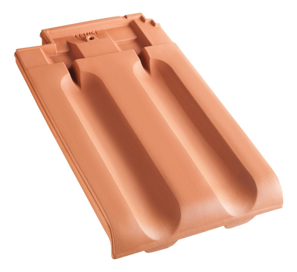 Erlus Großfalz XXL Ortgangziegel links naturrot - N