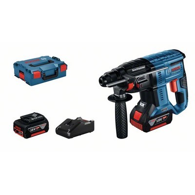 Bosch Akku-Bohrhammer mit SDS plus GBH 18V-21 2x4.0 Ah in L-BOXX