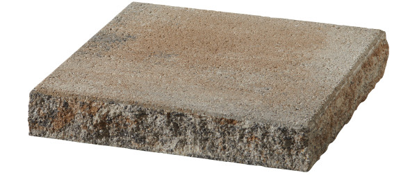 Pfeilerabdeckpl. Vermont 47.2x47.2x8cm muschelkalk-nu.. gebr.. kugelgest.