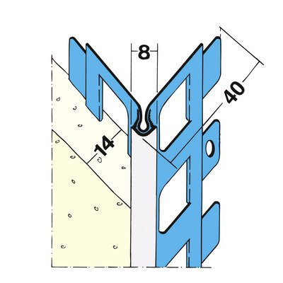 Maisch Kantenprofil Aussenputz 14mm 3.0m 01013 300,0 10
