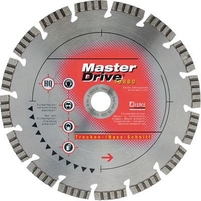Diewe MASTER DRIVE Turbo Diamanttrennscheibe Ø350mm 20.0