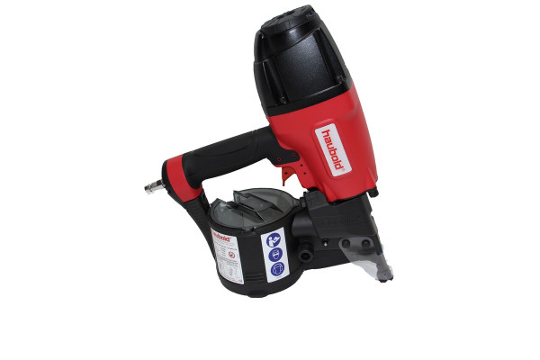 Gwoździarka ITW Haubold RNC90Z, drut zwalniający kontakt ze sprężonym powietrzem i wiązany arkusz