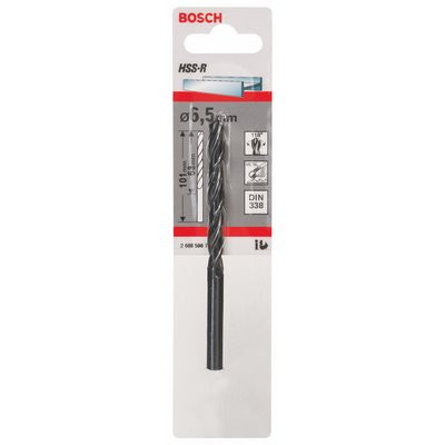 Bosch Metallbohrer HSS-R DIN362 6.5x63x101mm