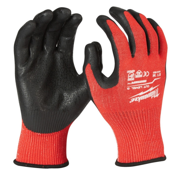 Milwaukee cut-resistant gloves class 3 size 9