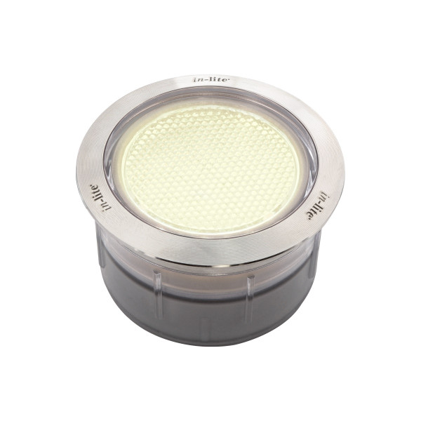 in-lite Einbauleuchte LED Hyve 12V 1W RVS Ø60mm warmweiß