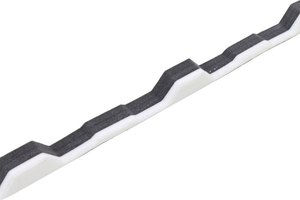 ISO-Profil Füllerleisten f. TP 22/214 Länge 1070mm schwarz/weiss kl. Sicke