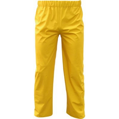 Triuso PU stretch rain trousers yellow size L