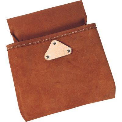 Triuso Nageltasche reißfestes Leder vernietete breite Gürtelschl.