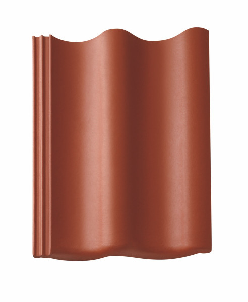 Braas Harzer Pfanne 10 StarMATT Klassisch-Rot Ganzer Normalstein