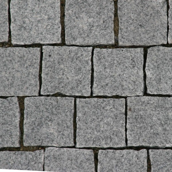 Delta Granit Pflaster G654 9x9x8 m. Fuge OF ges. gefl. Seit. gesp. anthr.