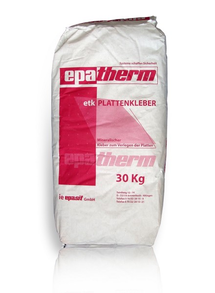 Epasit Plattenkleber epatherm etk 30kg Sack grau