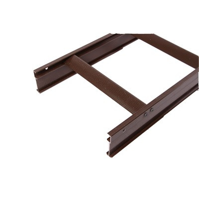 Drabina dachowa Hymer, sepia, brązowa, 14 szczebli, długość 3,90m