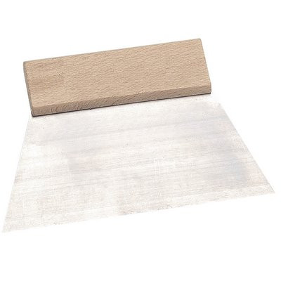 Triuso smoothing spatula wooden handle 180mm blade 0.4mm thick