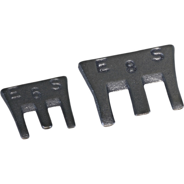 Triuso Metall-Keile-Satz 2 Stück für Stiele Größe 4 und 5 1/2