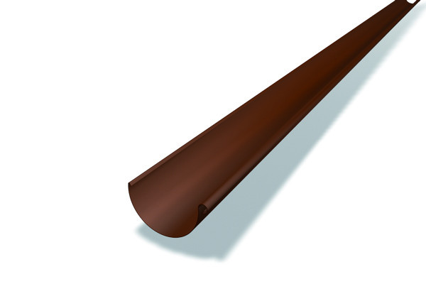 PREFA Dachrinne 0.7mm 5mtr D 333mm große Wulst hellgrau