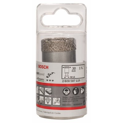 Bosch diamond dry drill Dry Speed Best ceramic 30x35mm