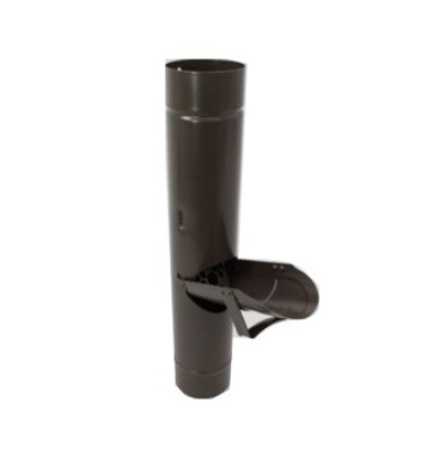 PREFA Regenwasserklappe 420mm D 80mm m. Laubfang anthrazit