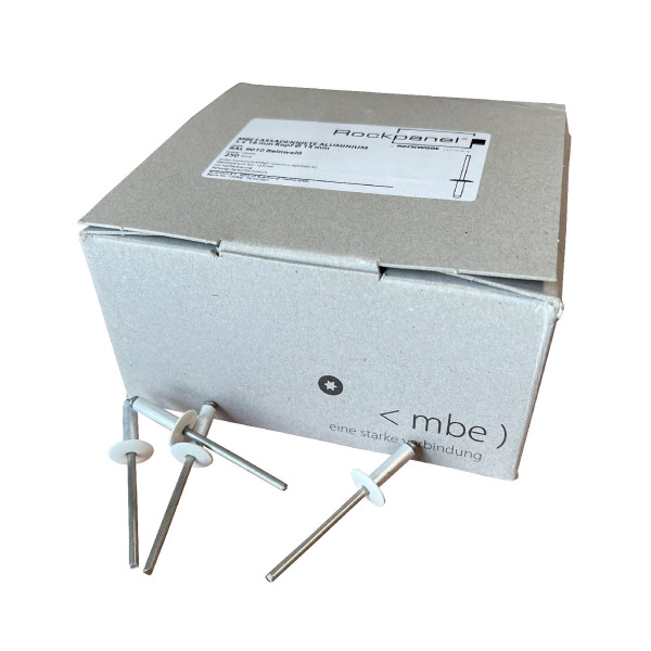 Rockpanel Nieten Standard 5x18mm K14 RAL 9010 (250 Stück)