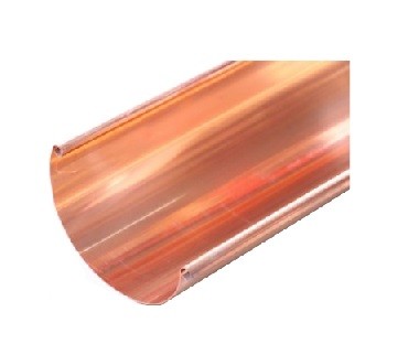 Kupfer Rinne 33 0.6mm kleine Wulst Länge 5.00m