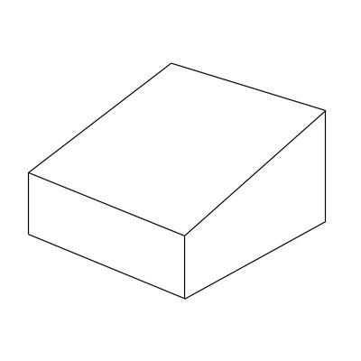 Kingspan PUR Gefälle ThermaTT46FM WLS023 2.1% Gefälle 1200x1200mm 100-125mm
