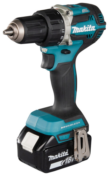 Makita Akku-Bohrschrauber DDF484RTE 18V 2x 5Ah Akku Transportkoffer & Makpac