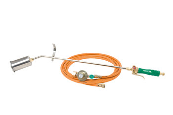 Perkeo P1 Aufschweißbrenner-Set 10m-Schl 60mm-Kopf 0-4bar-Regl+SBS G3/8""LH