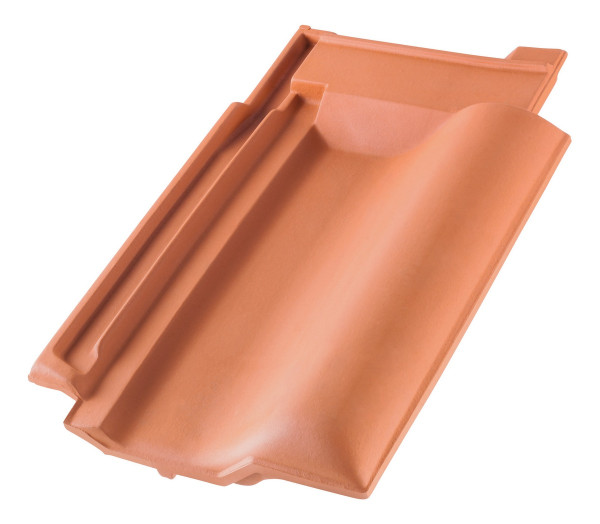 Erlus E58 ridge connection fan sliding tile red engobed